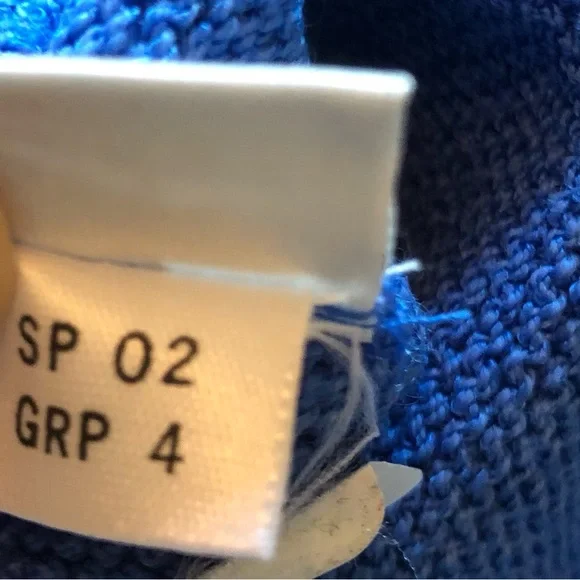 St. John Knit Blue Pencil Skirt Evening Collection Size 2 - Picture 8 of 9